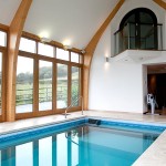 An indoor swimming pool